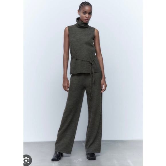 Zara Turtleneck Drawstring Top - Picture 2 of 8